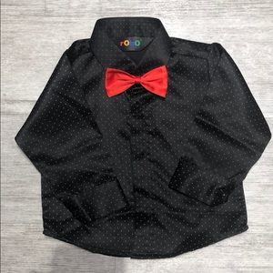 Baby Boy 12M size Satin Dress Shirt